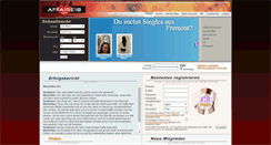 Desktop Screenshot of affaire18.com